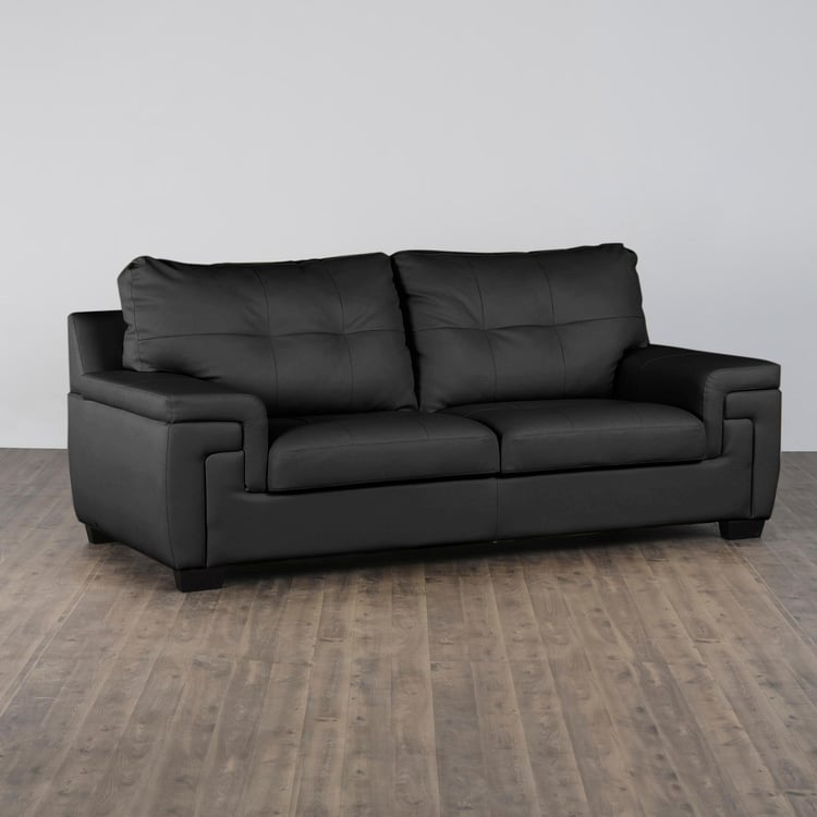 Kassel 3-Seater Sofa - Black