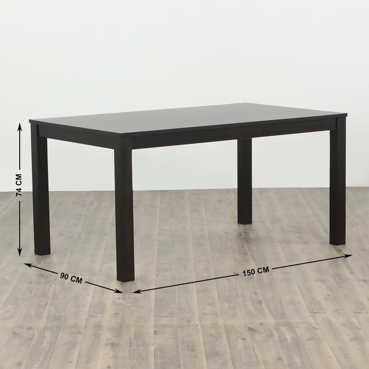 Lewis 6-Seater Dining Table - Brown