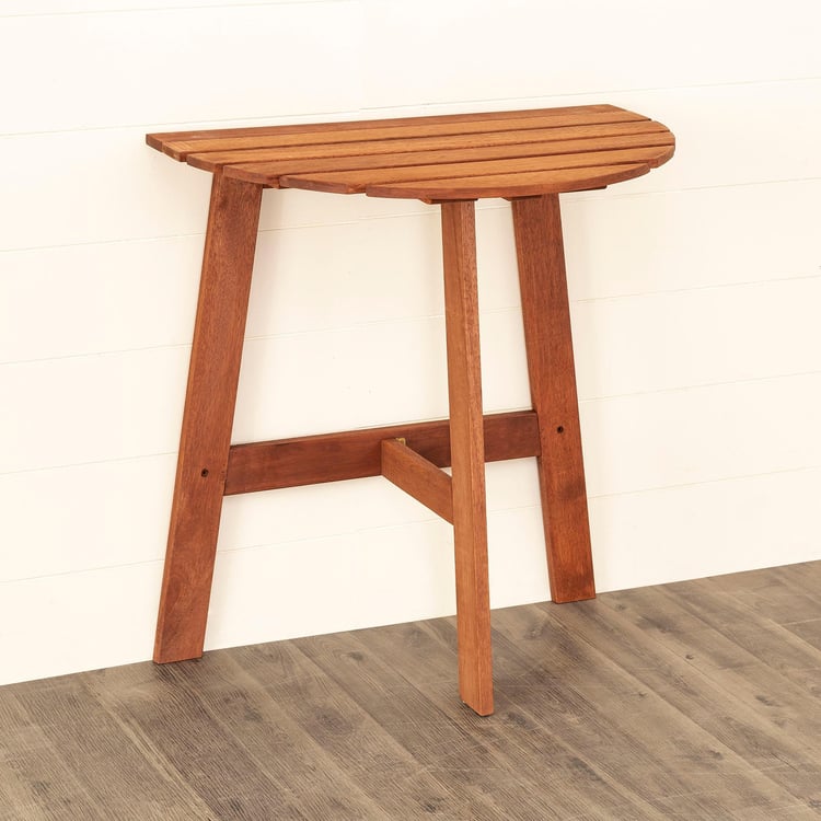 Juliet Solid Wood Wall Table - Brown