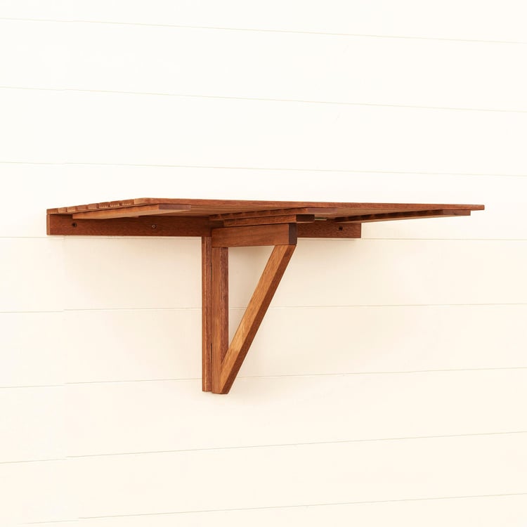Juliet Wall Mounting Table - Brown