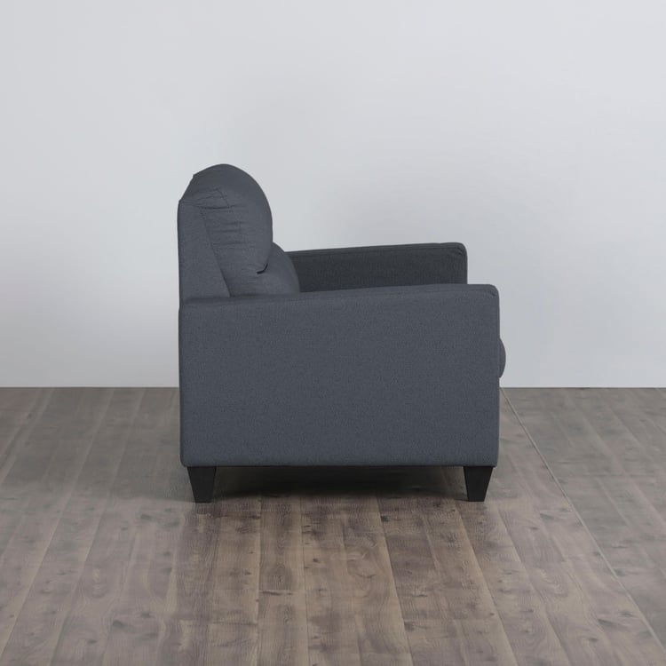 Helios Clary Fabric 3-Seater Sofa - Grey