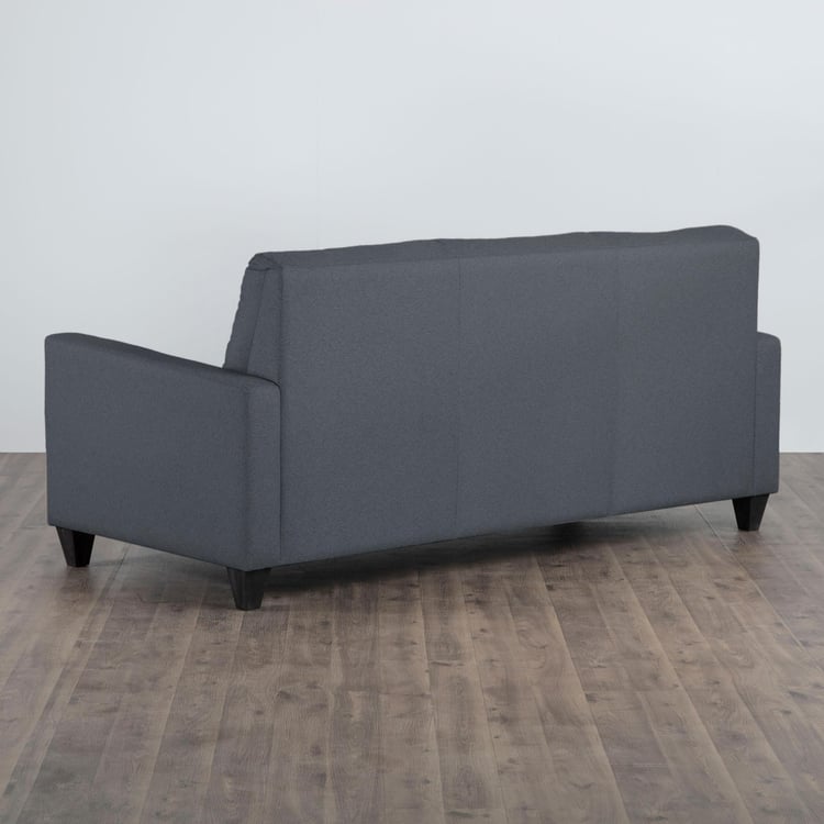 Helios Clary Fabric 3-Seater Sofa - Grey