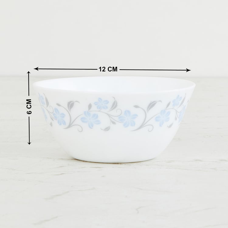 SOLITAIRE Grace Blue Floral Print Soup Bowl