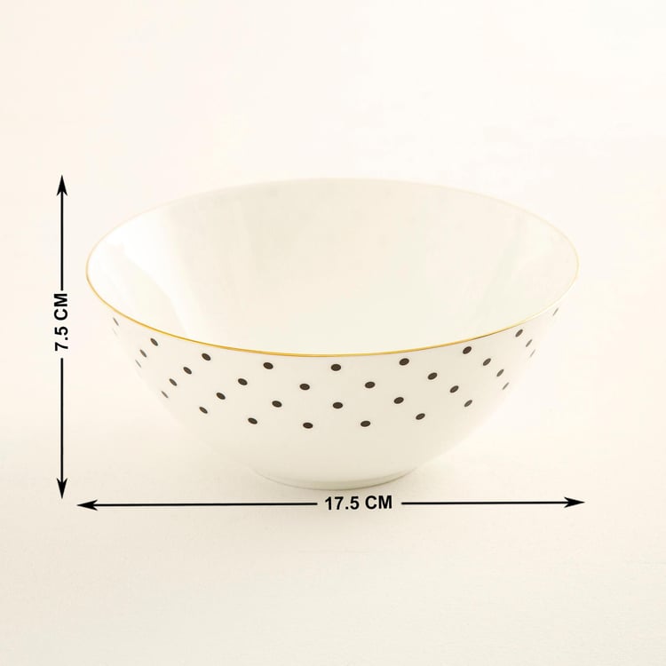 Andrey Bone China Polka Dot Bowl