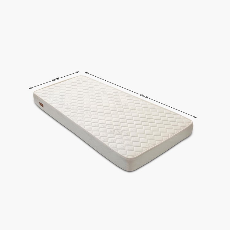 Restomax Executive 5-Inches Foam Single Mattress, 90x190cm - White