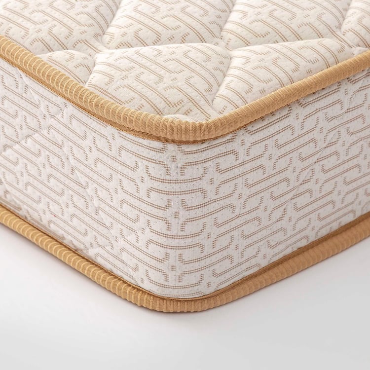 Restomax Pro 6-Inches Bonnel Spring Queen Mattress, 150x195cm - Beige