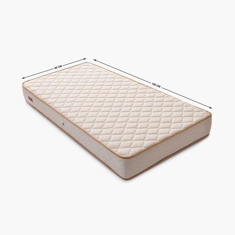 Restomax Pro Beige 8-Inch Bonnel Spring Single Mattress - 90x190cm