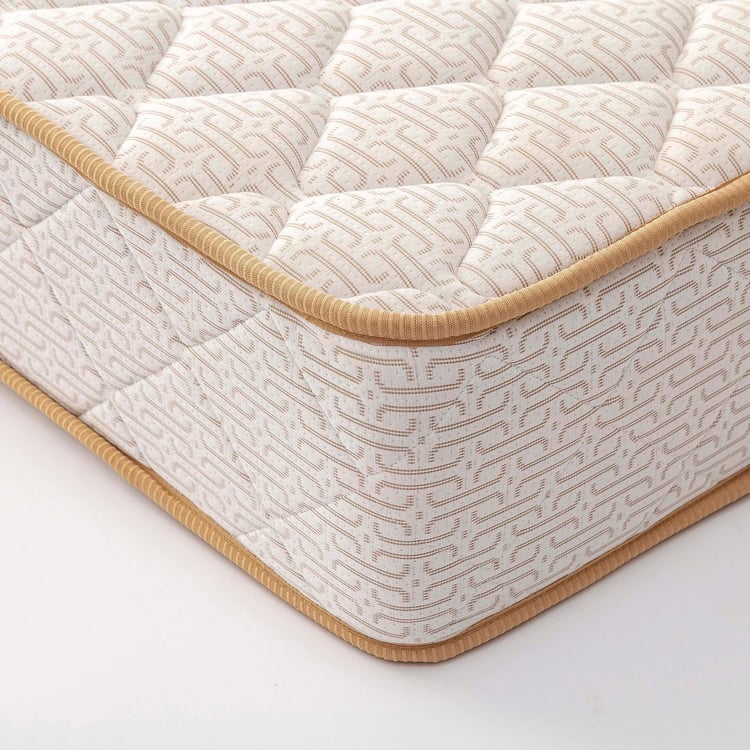 Restomax Pro Beige 8-Inch Bonnel Spring Single Mattress - 90x190cm