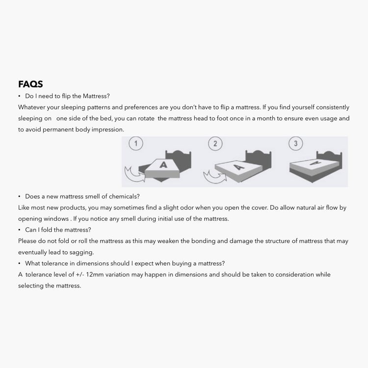 Restomax Pro 6+1 Inches Bonnel Spring Queen Mattress with Pillow Top, 150x195cm - Beige