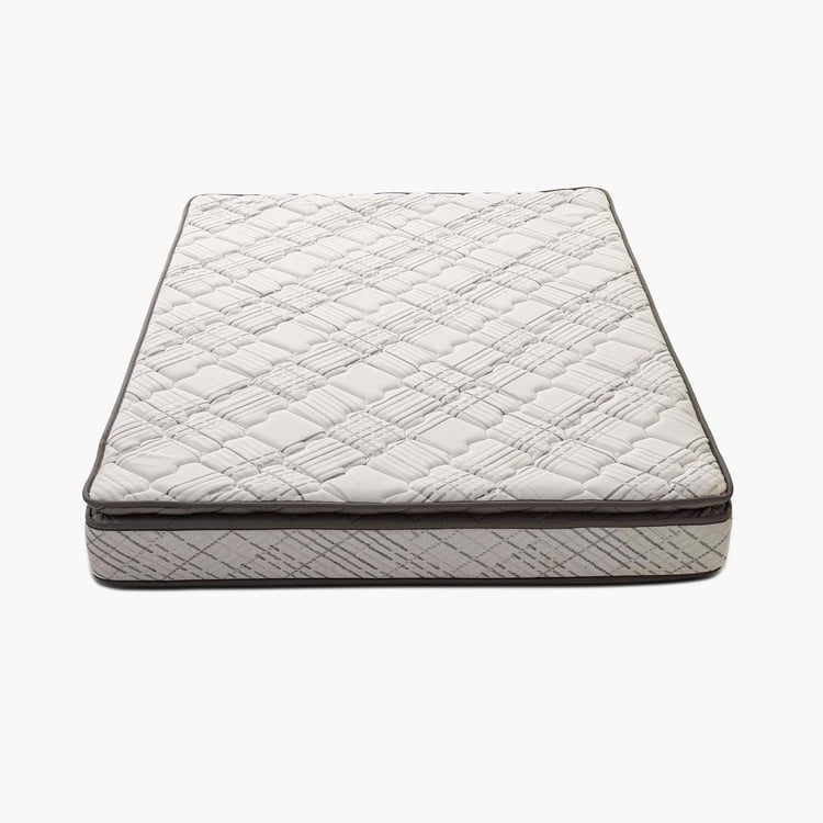 Restomax Elite 6+1 Inch Pocket Spring Memory Foam Teen Mattress with Pillow Top, 120x195cm - White
