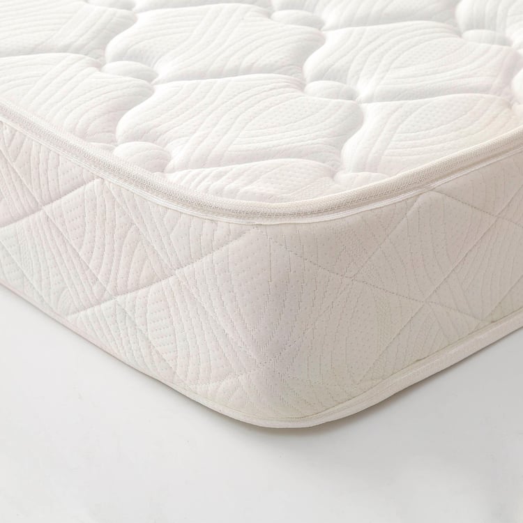 Restofit Ultima 6-Inches Orthopaedic Coir King Mattress with Bonded Foam, 180x195cm - White