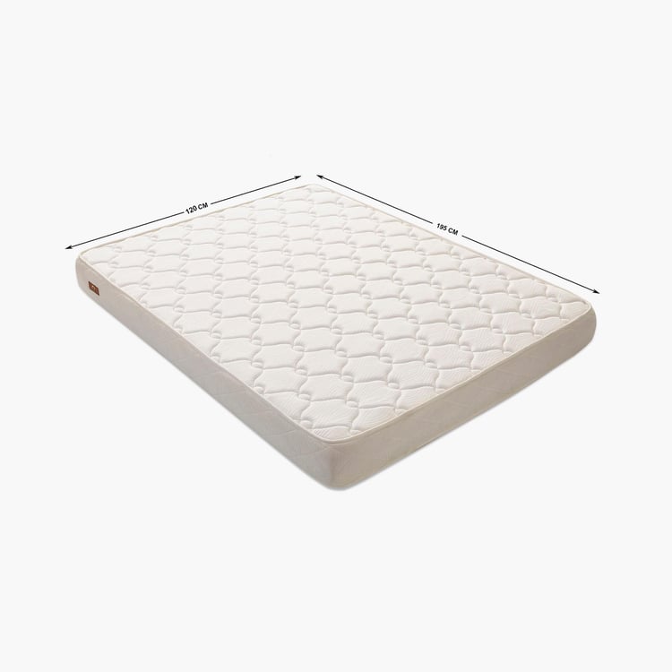 Restofit Ultima 6-Inch Orthopaedic Coir Teen Mattress with Bonded Foam, 120x195cm - White