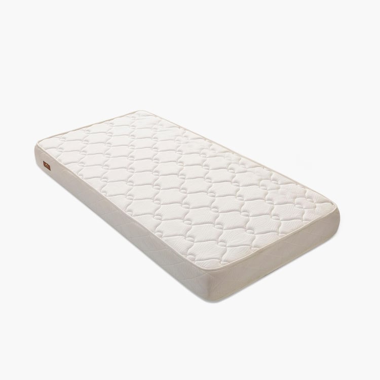 Restofit Ultima White 6-Inch Orthopedic Coir Single Mattress With Bonded Foam - 90x190cm