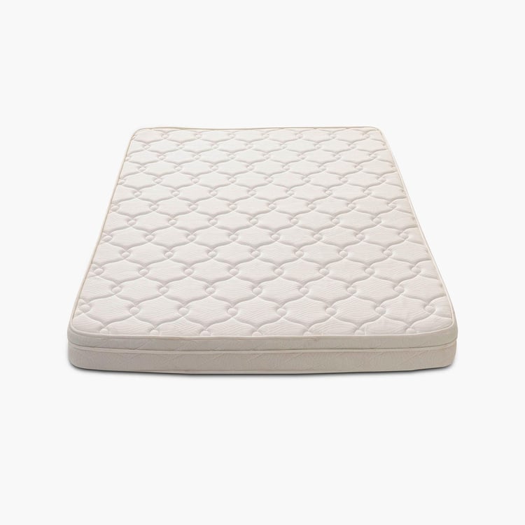 Restofit Ultima 4+2 Inch Orthopaedic Teen Mattress with HR Foam, 120x195cm - White