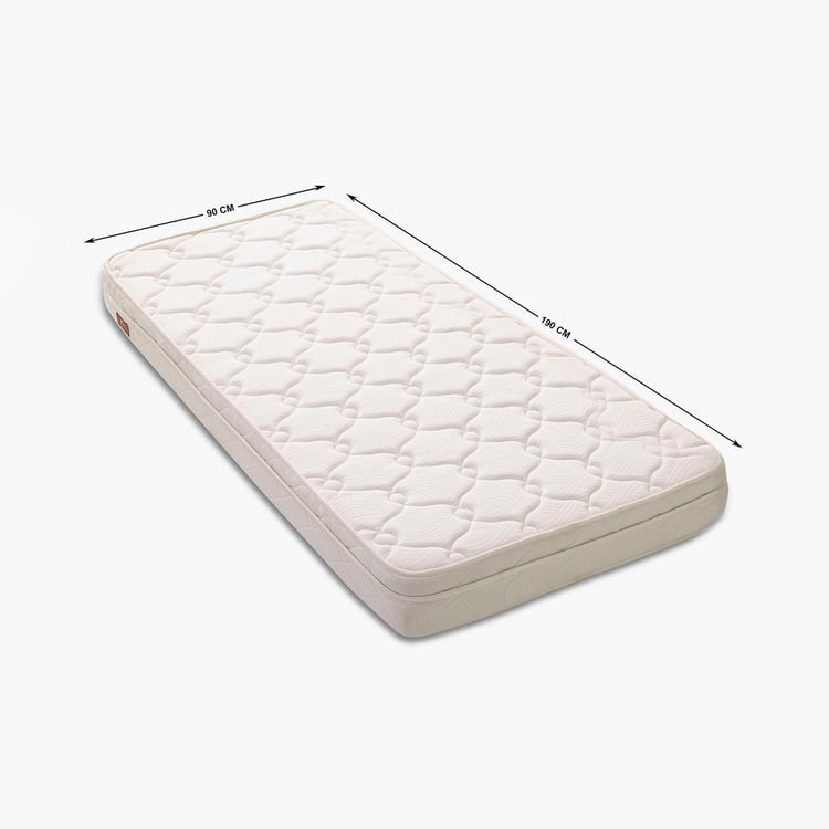 Restofit Ultima White 4+2-Inch Orthopedic Single Mattress With HR Foam - 90x190cm