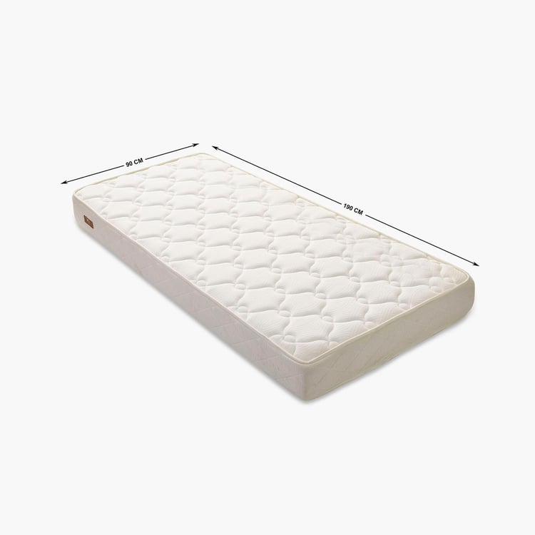 Restofit Ultima White 6-Inch Orthopedic Single Mattress With Bonded Foam And Memory Foam - 90x190cm