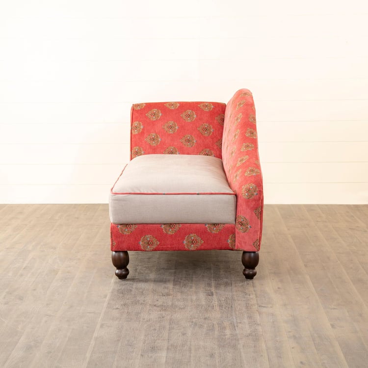 Majesta Printed Chaise - Red