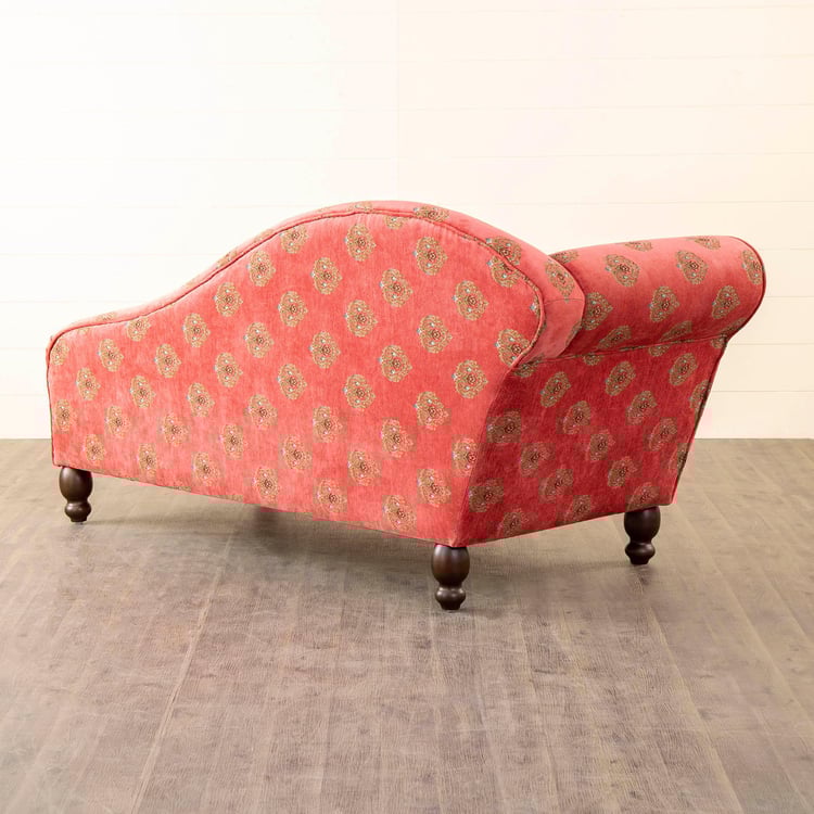 Majesta Printed Chaise - Red