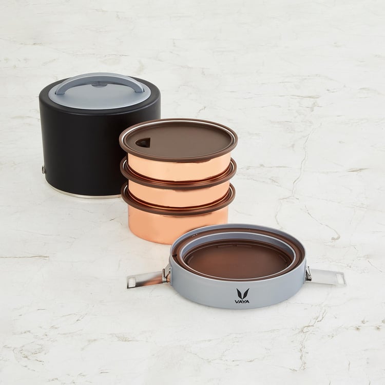 Vaya Tyffyn Two-Tier Lunch Box with Bagmat