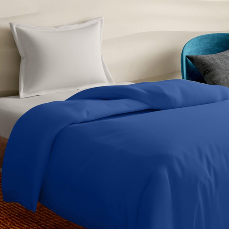 PORTICO Supercale Classic Blue Single Bed Bamboo Duvet Cover