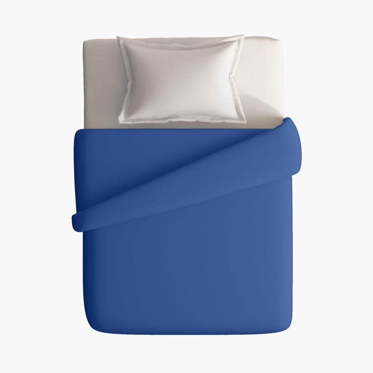 PORTICO Supercale Classic Blue Single Bed Bamboo Duvet Cover