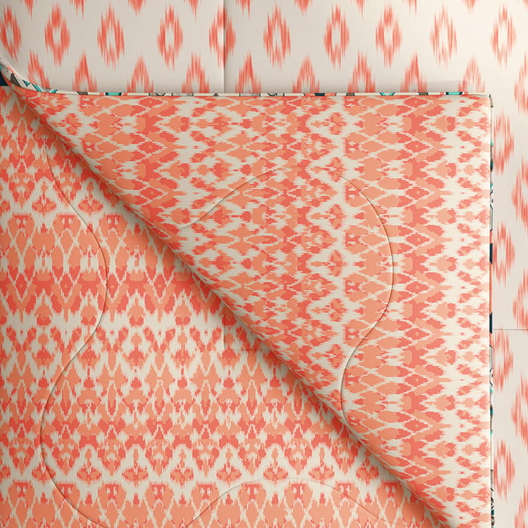 PORTICO Shalimaar Multicolour Printed Cotton Single Bed Comforter - 120GSM