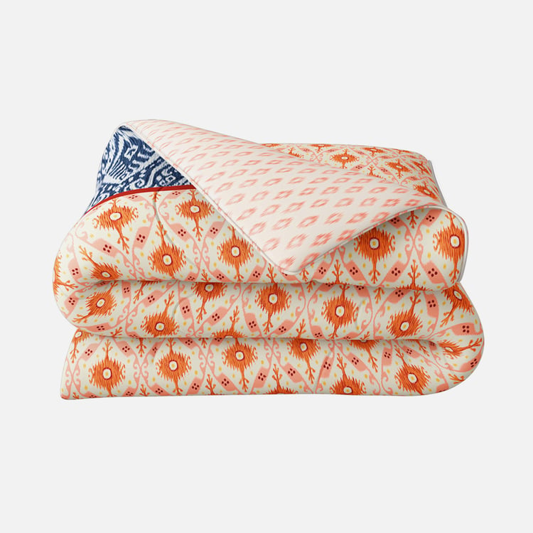 PORTICO Shalimaar Multicolour Printed Cotton King Comforter - 120GSM