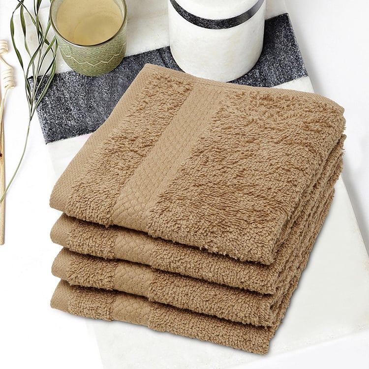 SPACES Core Seasons Best Quick Dry Face Towel - Set Of 4 - 30 x 30 cm