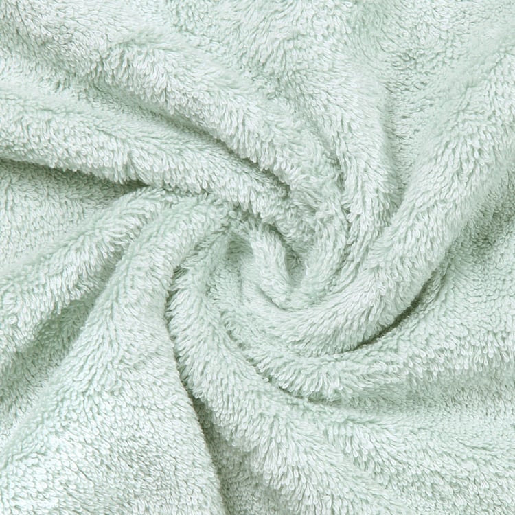 SPACES Rennaissance- Green Solid Soft Cotton Bath Towel - 89x172cm