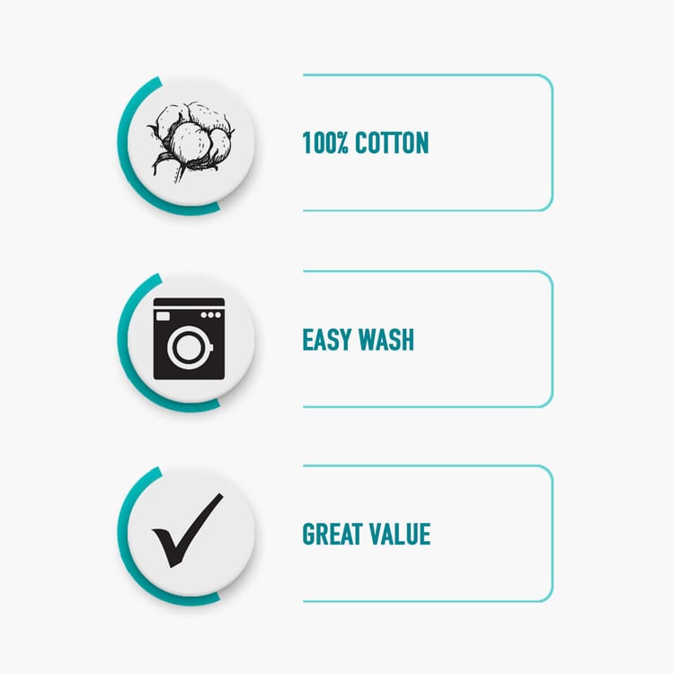 SPACES Viacom Motu Patlu 3-Pc Double Bedsheet Set - 228 x 274 cm