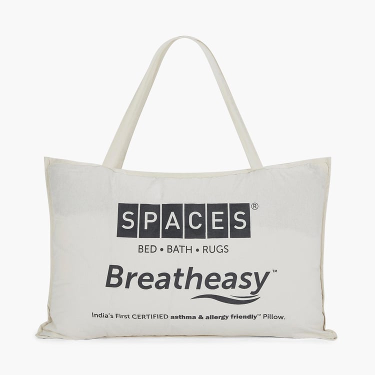 SPACES Breatheasy White Pillow