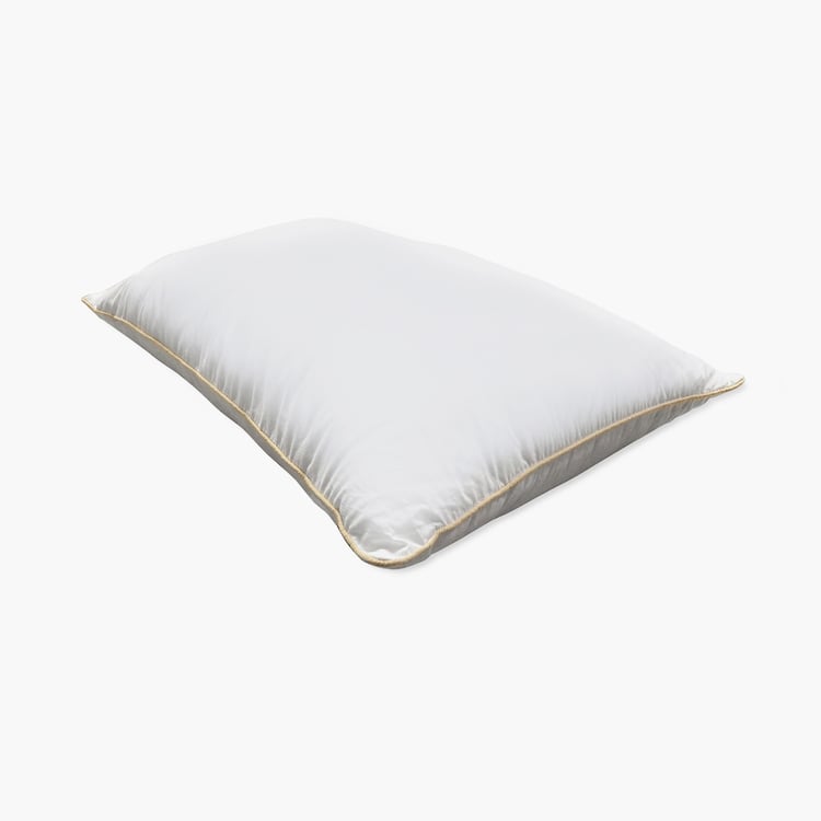 SPACES Essentials Pillow White Solid Cotton Pillow - 43x68cm