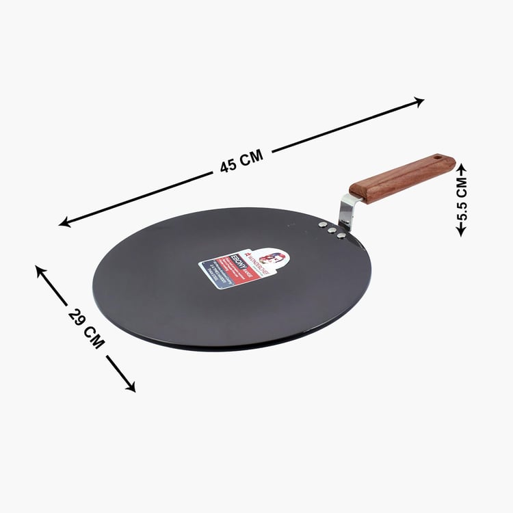 WONDERCHEF Balck Ebony Roti Tawa- Aluminium- 29 cm