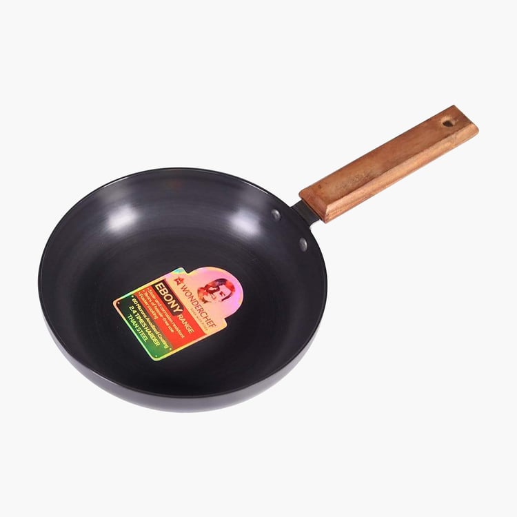 WONDERCHEF Ebony Deep Frying Pan with Lid  - 20 cm