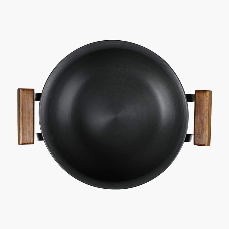 WONDERCHEF Ebony Handi with Lid  - 24 cm