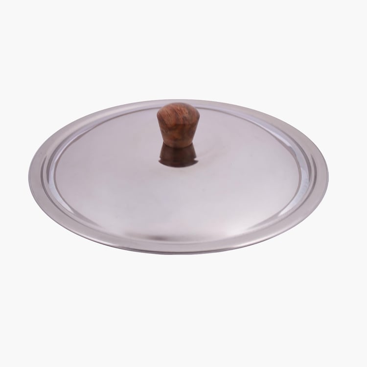 WONDERCHEF Ebony Deep Kadhai with Lid  - 34 cm