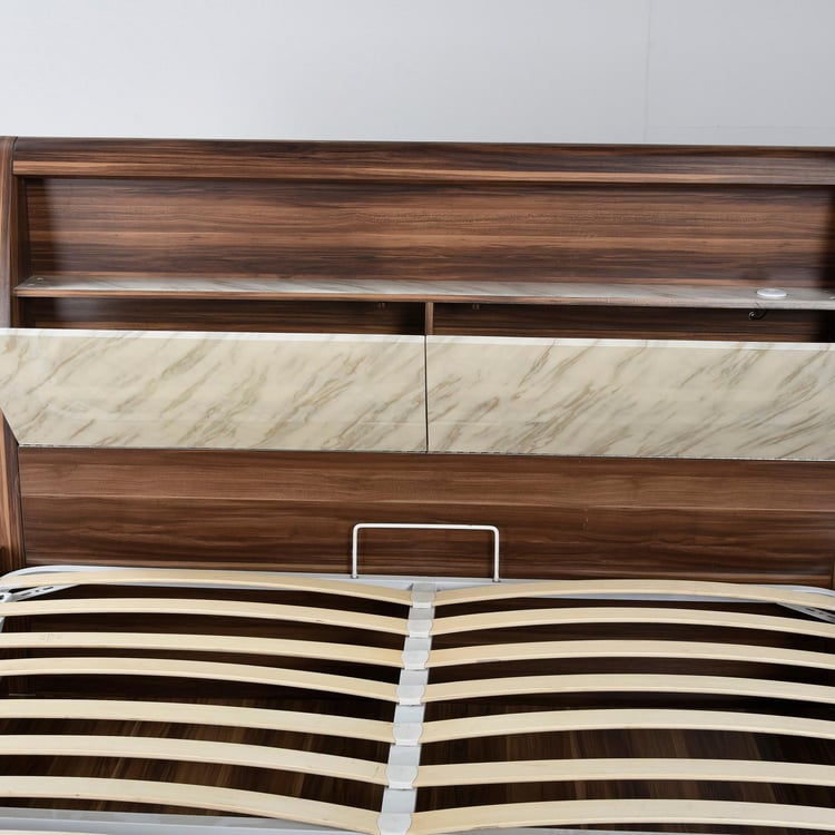 Antonio Savio King-Size Bed with Hydraulic Storage and Drawer