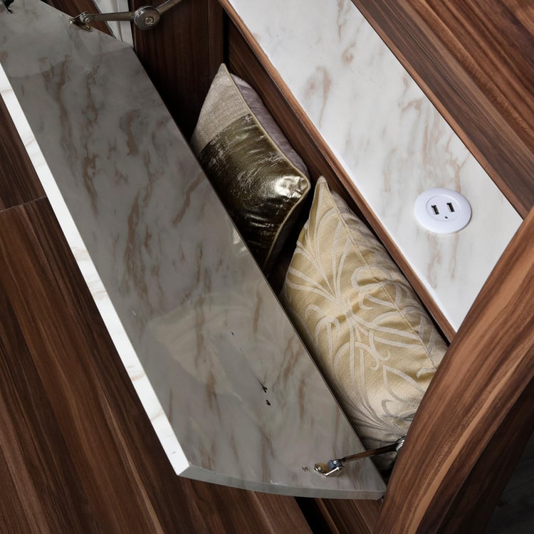 Antonio Savio Queen-Size Bed with Hydraulic Storage - 159x214cm