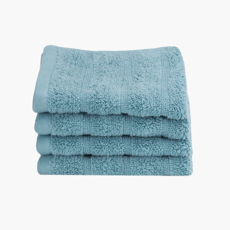 Maspar Solid Face Towel- Set of 4- 30 x 30 cm