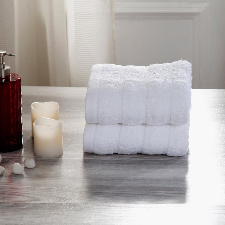 Maspar Solid Hand Towel-Set of 2- 40 x 70 cm