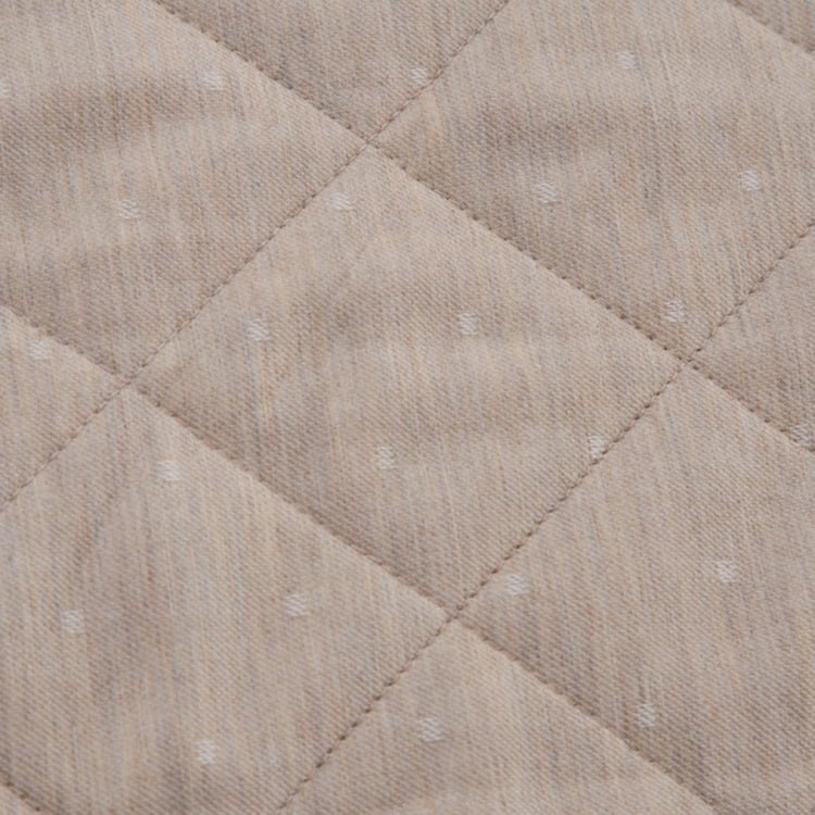 MASPAR Muted Dot Solid Single Bed Quilt - 152 x 250 cm