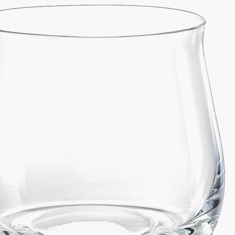 BOHEMIA CRYSTAL Angela Clear Whiskey Crytal Glass Set - 6 Pcs - 290 ML