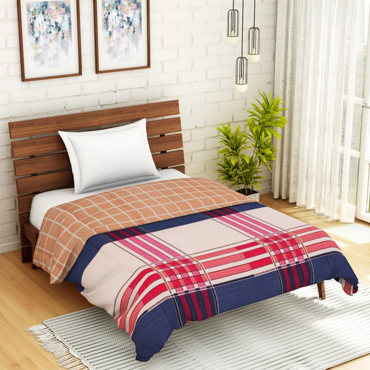 SPACES Welhome Unwinders Geometric Single Bed Quilt - 150 x 220 cm