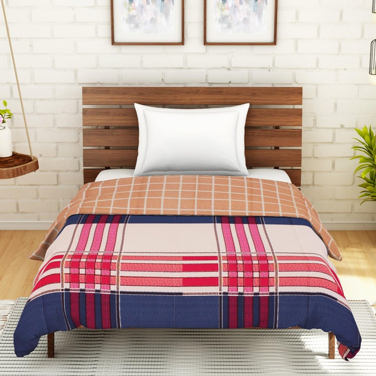 SPACES Welhome Unwinders Geometric Single Bed Quilt - 150 x 220 cm