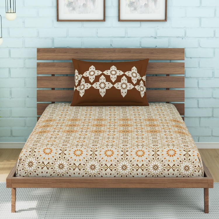 SPACES Omnia Printed 2-Piece Bedsheet Set - 152 x 228 cm