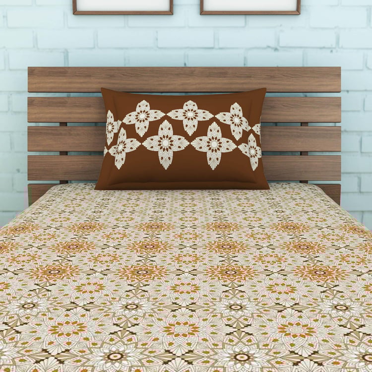 SPACES Omnia Printed 2-Piece Bedsheet Set - 152 x 228 cm