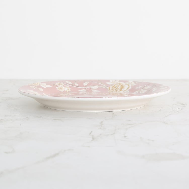 Alora Stoneware Floral Printed Side Plate - 23cm