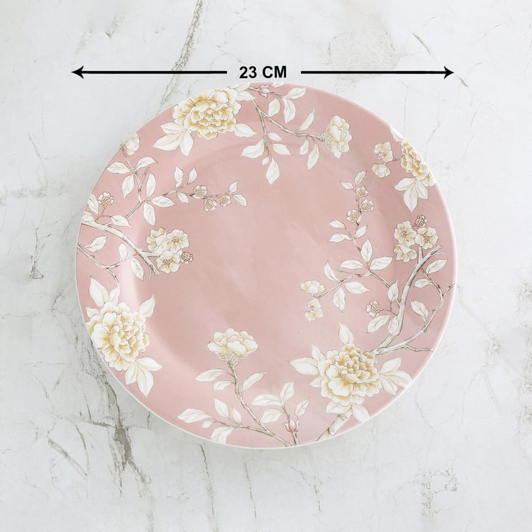 Alora Stoneware Floral Printed Side Plate - 23cm