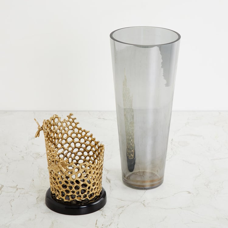 Get The Look Honey Bee Textured Vase