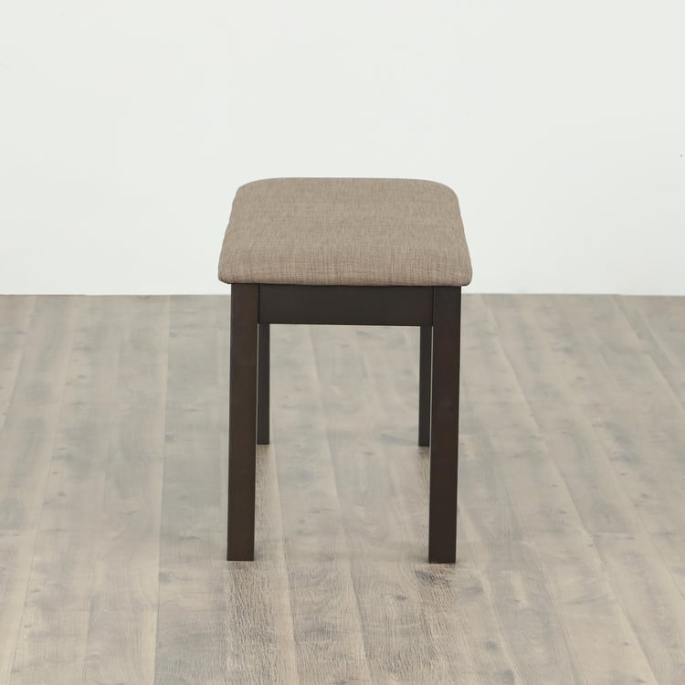 Diana Fabric Small Dining Bench - Brown